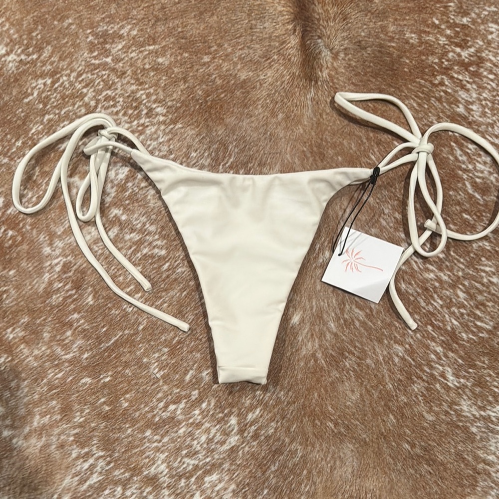 Elegant Cream Bikini Bottom